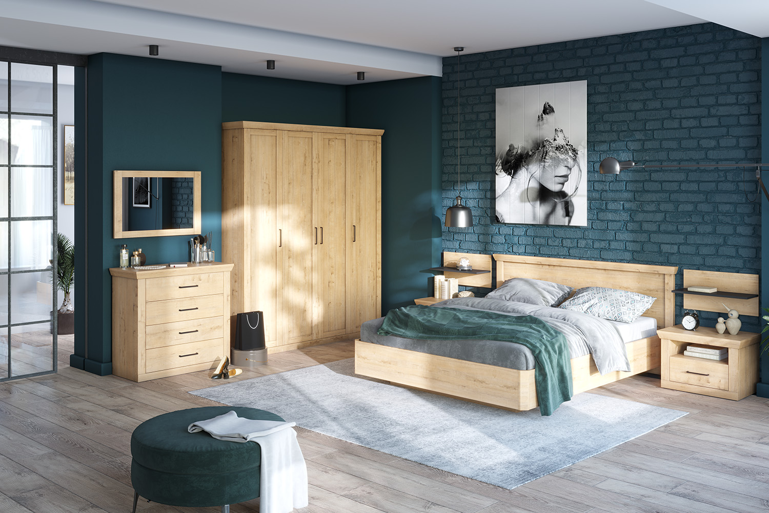 Комоды - изображение №6 "Комод Магнум с выдвижными ящиками"  на www.Angstrem-mebel.ru