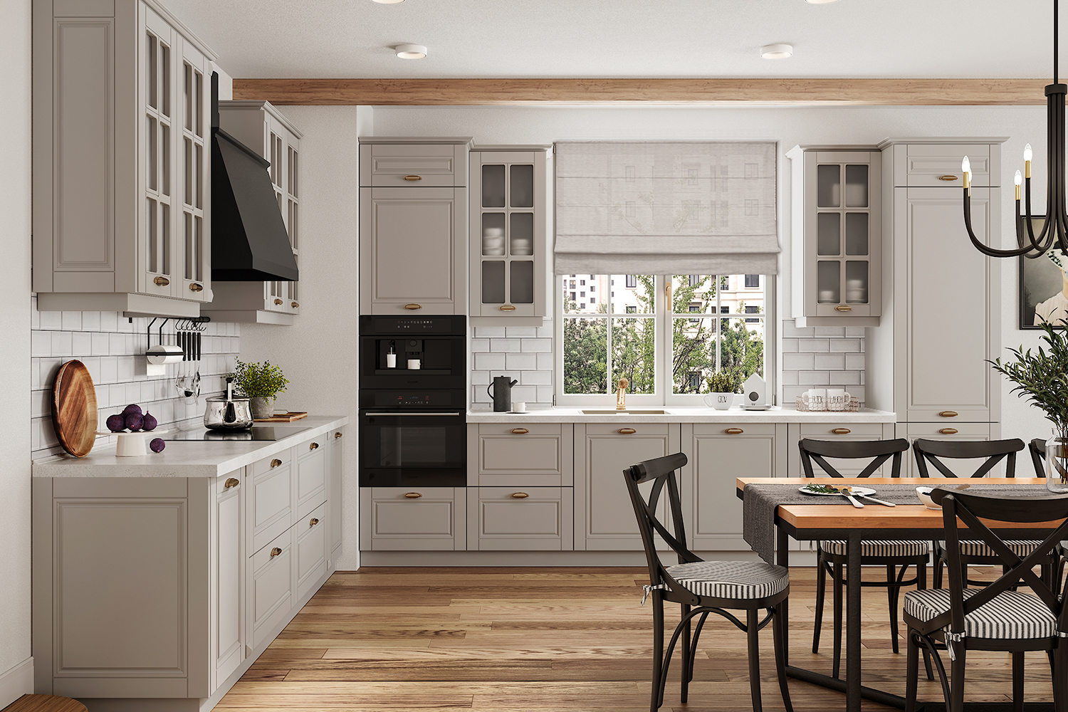 Кухни - изображение №2 "Кухня параллельная Версаль"  на www.Angstrem-mebel.ru